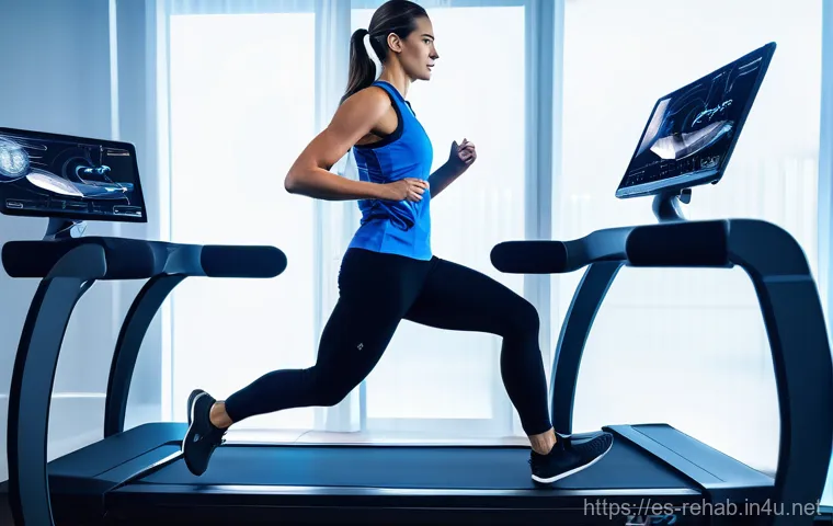 스포츠재활사 교육과정 최신 동향 - **Prompt 1: Cutting-Edge Rehabilitation with AI and VR**
    A futuristic sports rehabilitation clin...