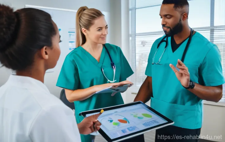 스포츠재활사의 시간 관리 비법 - **Prompt: Empowered Rehabilitator with Proactive Planning**
    A highly organized and confident mal...