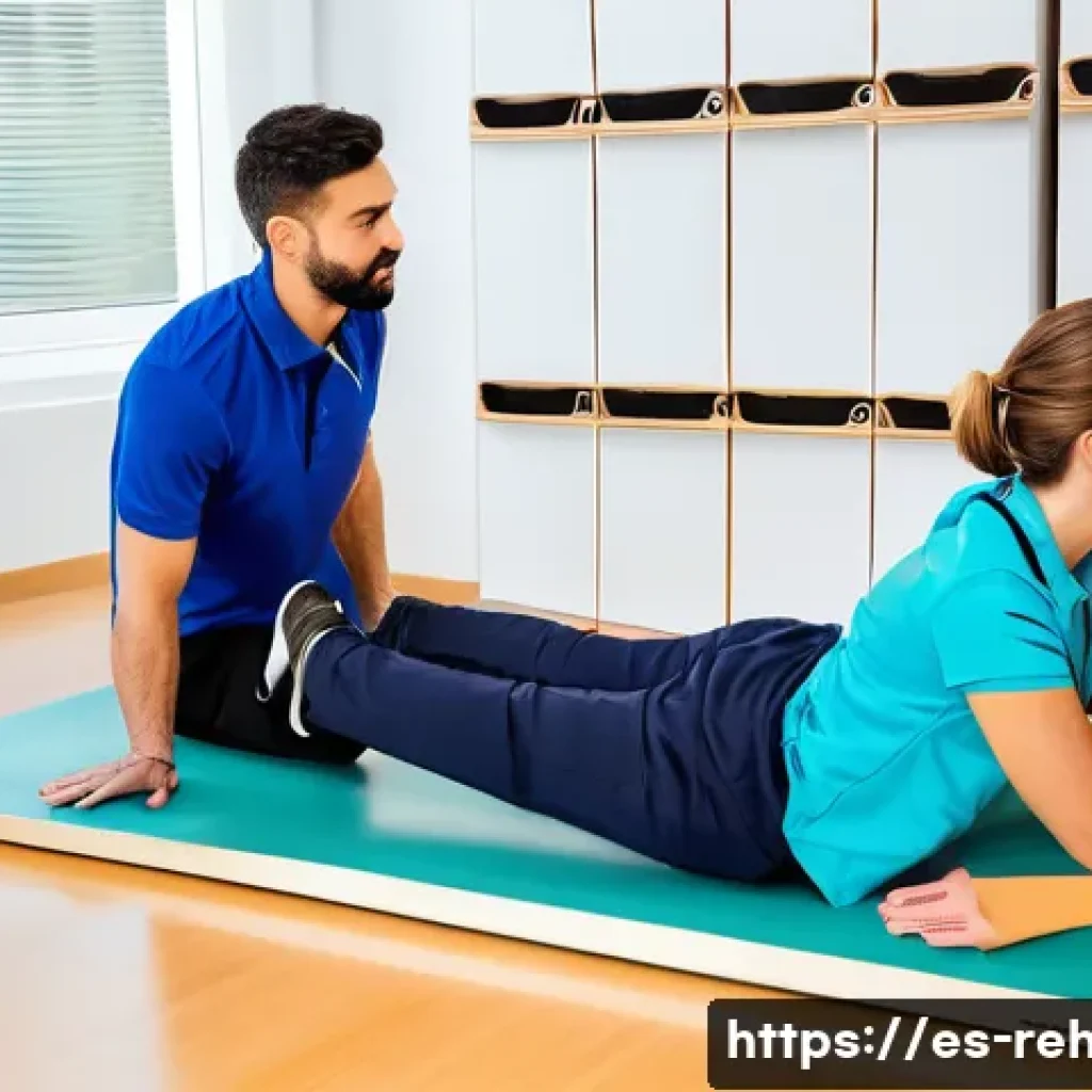 스포츠재활사 해외 자격증 비교 - A professional sports rehabilitation specialist conducting a functional assessment on a young adult ...